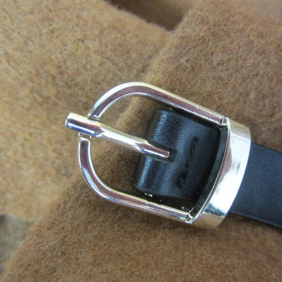 Zara Women Camel Cape Wool Blend Hand Made Faux Leather Buckles Relaxed - Picture 4 of 12